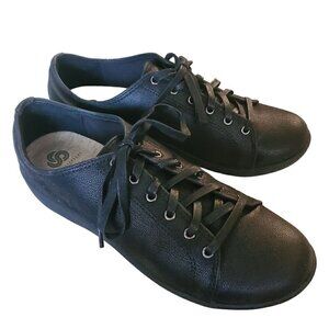 Cloudsteppers By Clarks Black Sillian Glory Shoes, Woman's Black Sneakers